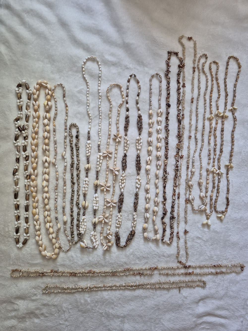Vintage Hawaiian Handmade Shell Necklace Collection